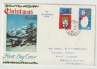 1/12/1966 UK GB FDC - Christmas - Winter Landscape - Beaminster CDS Postmark
