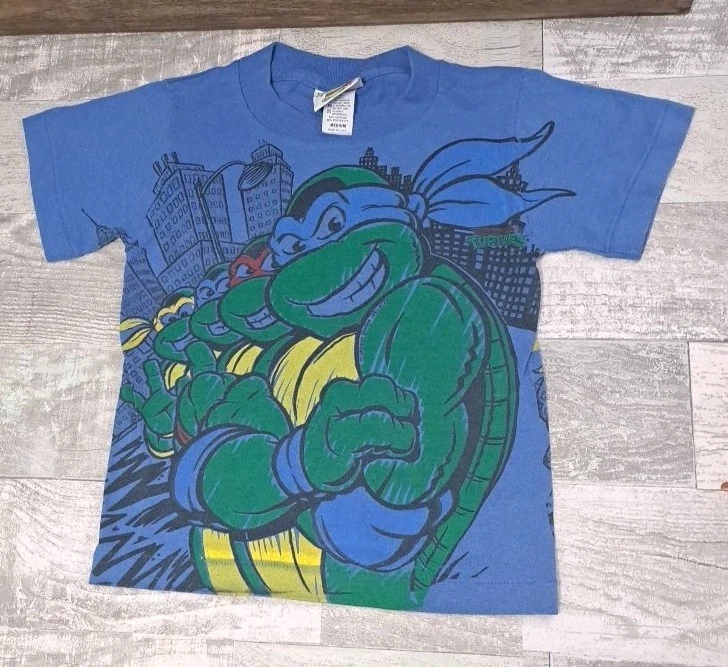 Vintage Mirage TMNT 1993 Teenage Mutant Ninja Turtles Kids Med T-Shirt - Image 2 of 4