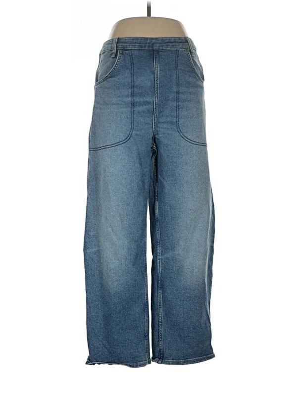  Lee Reissue High Rise All Purpose Side Zip Denim Jeans Women's 12