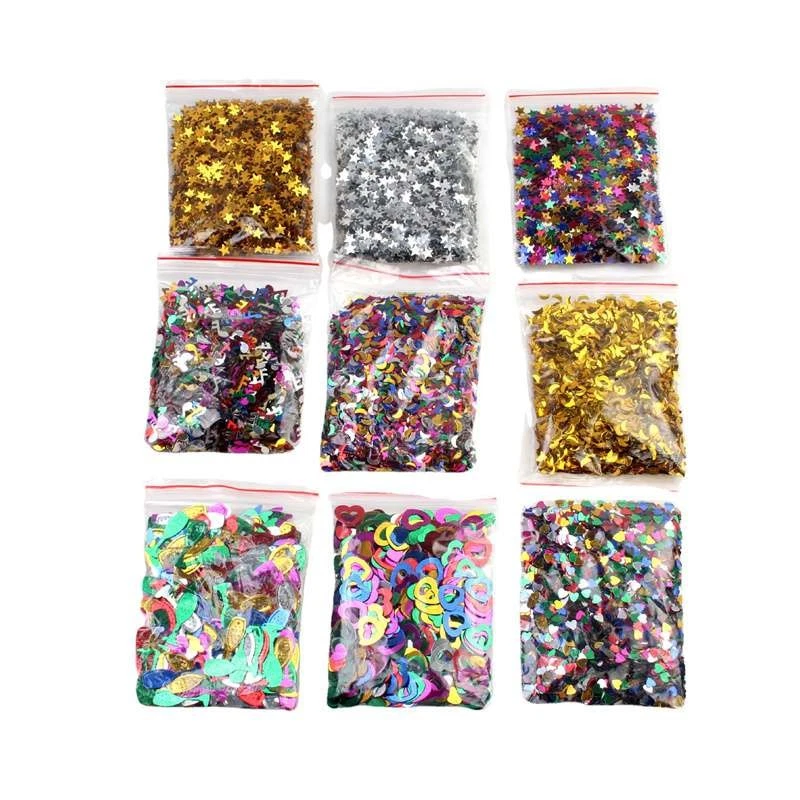 Parche estrella PVC cinco puntas maquillaje estrella luna papel chatarra boda fiesta ojo Foto 4 de 4