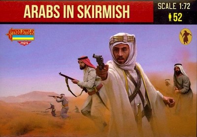 Strelets Models 1/72 ARABS IN SKIRMISH Figure Set