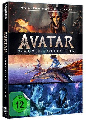 Avatar - 1+2+3 Filme Collection - 4K Ultra HD # UHD-BLU-RAY-NEU