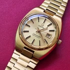 VINTAGE 1978  WOMEN  OMEGA  SEAMASTER  CAL  684  AUTOMATIC  DATE  SERVICED  GOLD