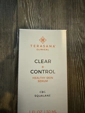(case Of 24)New Terasana Clear + Control Healthy Skin Serum 1 Fl Oz Squalane NIB