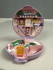 Polly Pocket Vtg 1989 Polly's Studio Flat Apartment Bluebird toy COMPACT ONLY