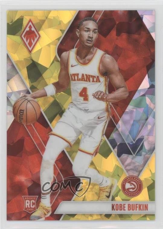2023-24 Panini Phoenix Rookies Yellow Ice Phoenix 79/175 Kobe Bufkin #284 0i5i