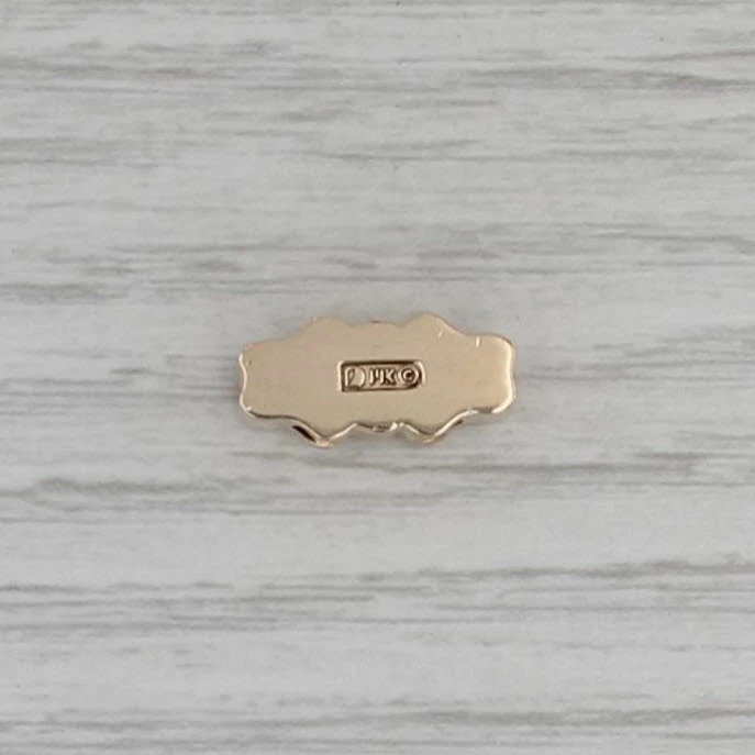 0.16ctw Ruby Slide Bracelet Charm 14k Yellow Gold Ornate Daffer - Image 2 of 4