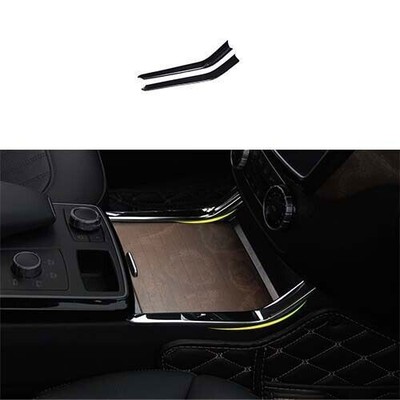Black Titanium 2016-2019 Console Gear Shift Fit For Benz GLE GLS Both Side Trim