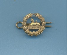 GLOUCESTERSHIRE REGIMENT.BRASS ARMY CAP BACK BADGE