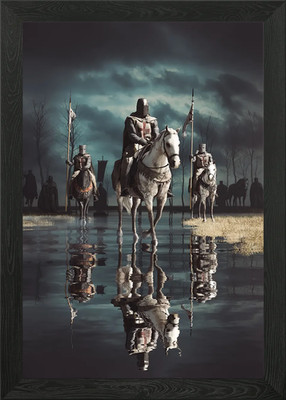 Ritterlichkeit gerahmtes Wandbild Poster Leinwanddruck Bild