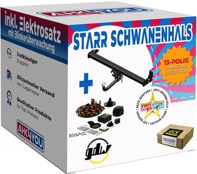 GDW AHK für Ford Transit/Tourneo Connect ab 23 starr + 13-pol ECS ES SPEZ
