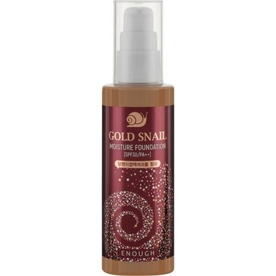 Enough Gold Snail Moisture Foundation SPF30 Anti-aging foundation with snail sli
