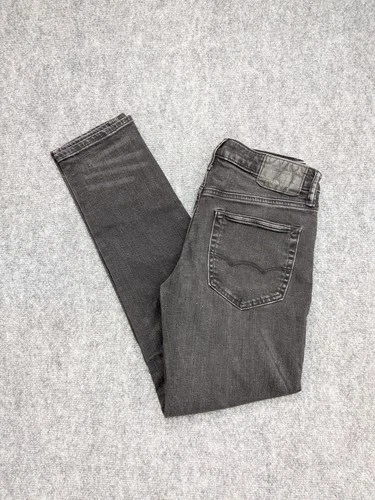 Jeans American Eagle 28x30 nero Next Level Airflex atletico skinny elasticizzato