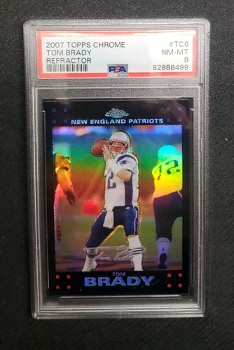 2007 Topps Chrome - Tom Brady #TC6 Refractor