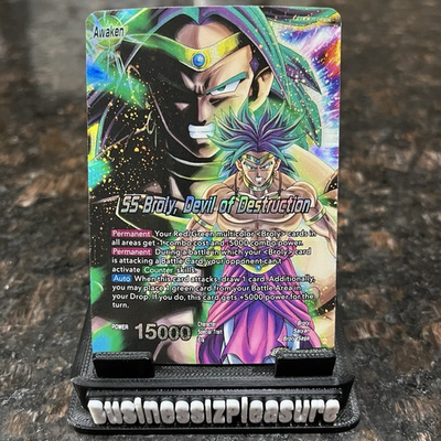 #ad SS Broly Devil of Destruction BT22 055 Foil Dragon Ball Super Card Game NM $9.99