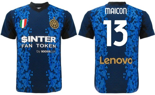 Maglia Maicon Inter 2022 ufficiale adulto ragazzo bambino 2021 Triplete 13  Eroi | eBay