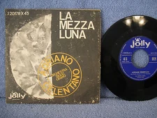 Adriano Celentano, Si E' Spento Il Sole / La Mezza Luna, Jolly, Italy J20178