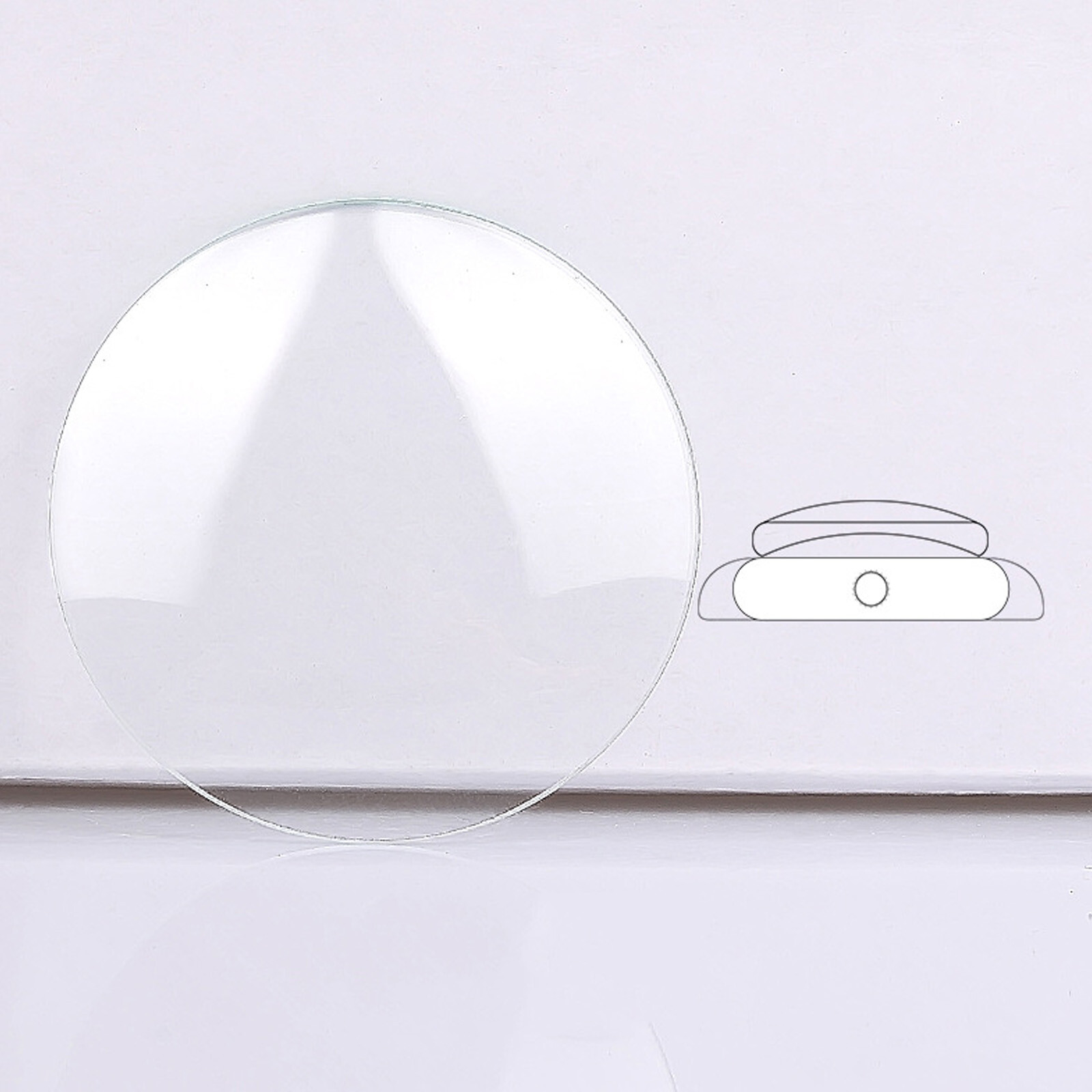 Glassv8 Watch 118pcs/lot Wholesale Size 16mm~45mm Mineral Assort Flat Double - vintagewatches.pk