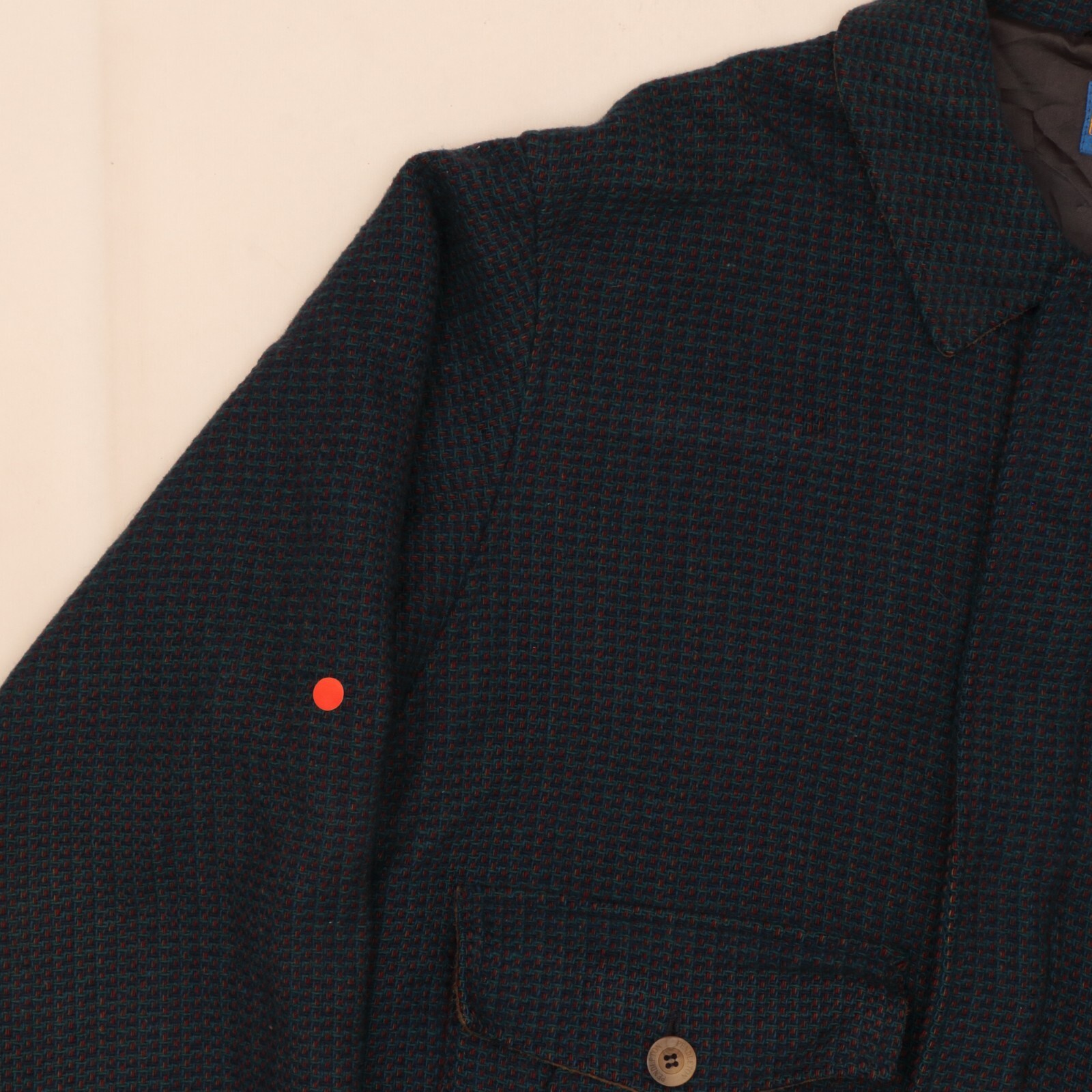 A0023 VTG Pendleton Men's Wool Plaid Long Sleeve Jacket Made in USA