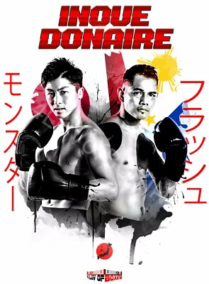 Naoya Monster Inoue Vs Nonito Flash Marca 4 Luvofboxing Neu Poster Boxen Ebay