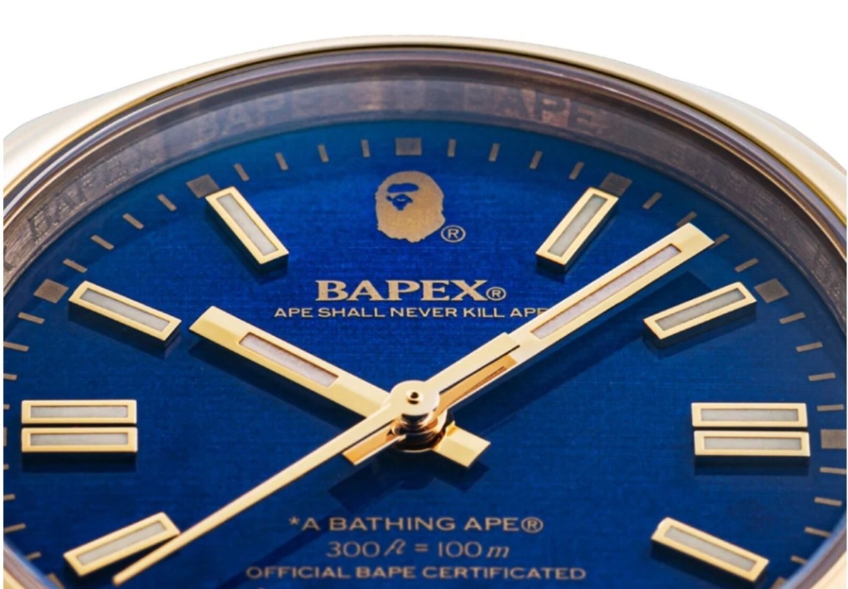 A BATHING APE TYPE 7 BAPEX #2 1I80-187-003 watch BLUE | eBay