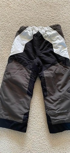 Obermeyer Aspen Ski Snow Board Bibs Insulated Black white Boys Size 5 Kids Youth - Picture 3 of 3