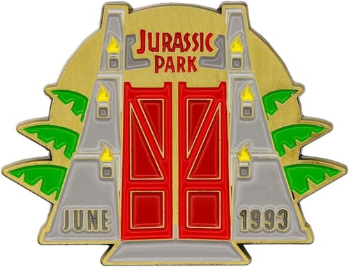 Jurassic Park Collector's Set Enamel Medallion & Pin Badge - Limited Edition - Photo 5/5