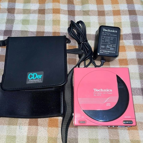 Technics SL-XP3 Portable CD Player Vintage Audio Working item w/case From Japan - Picture 10 of 20