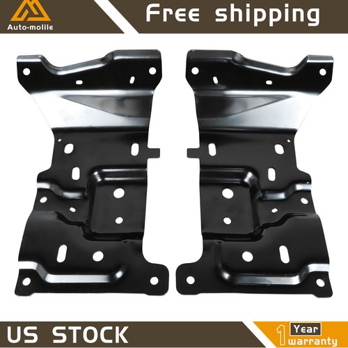 Par de placas de montaje parachoques conductor y pasajero delantero para Ford F-150 2018-2020 - Imagen 6 de 9