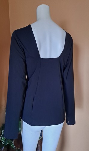 Fabletics Top Shirt Running Athletic Tennis Long Sleeve Women's Size 2X Black - Picture 4 of 8
