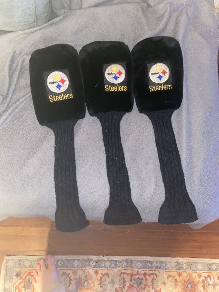 Pittsburgh Steelers Golf Club Bag, 14 Hole PLUS X, 1, 3 Club Covers