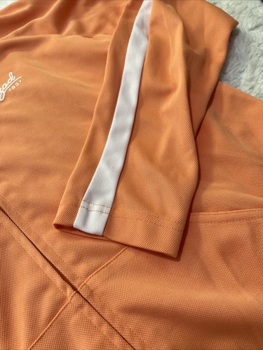 IZod Movement szL Womens Orange Athletic Zip Jacket long Sleeve Logo - Picture 4 of 11