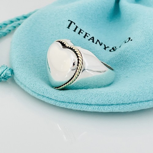 Size 5.5 Tiffany \u0026 Co Silver and 18K 