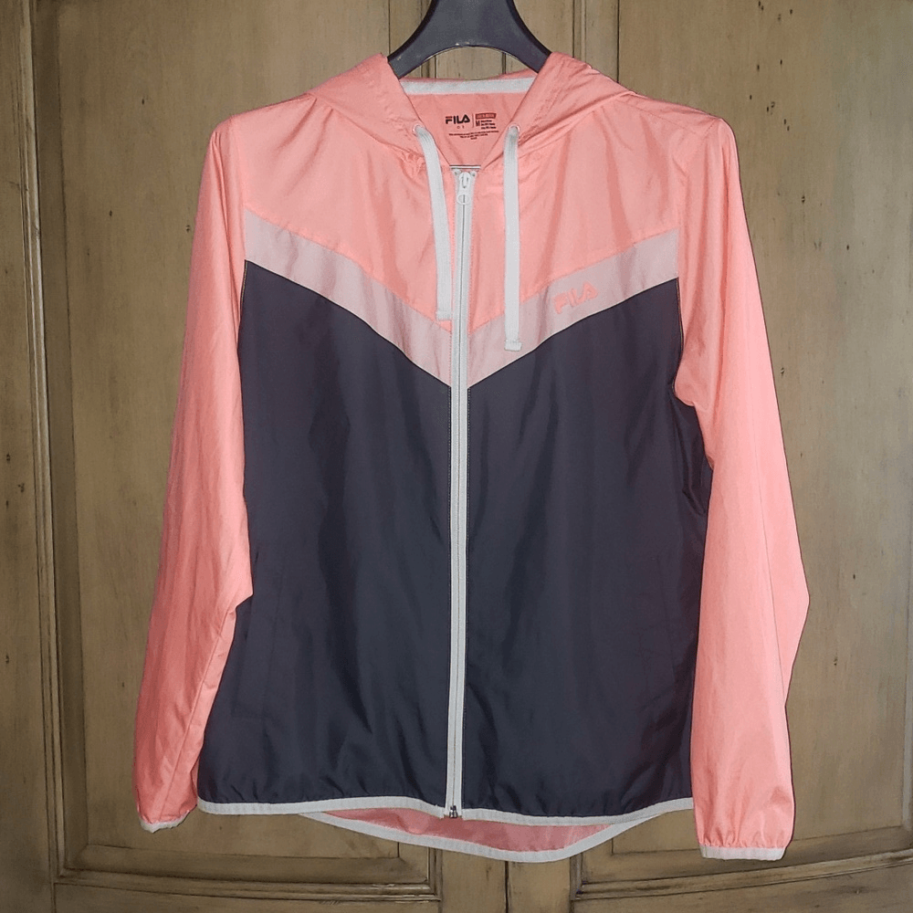 Giacca a vento donna Fila con cappuccio e zip