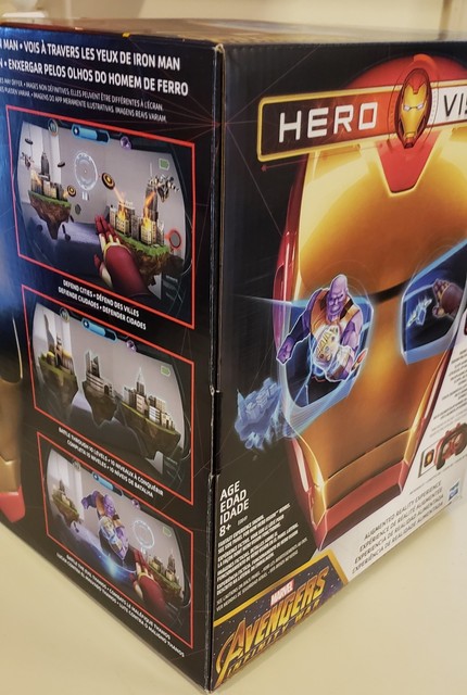 marvel avengers infinity war hero vision iron man ar set