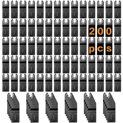 Oscillating Saw Blades Multitool Blades 200 PCS Professional Oscillating Tool