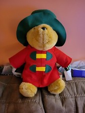Sears Paddington Bear 1996 Plush 17" Red Coat