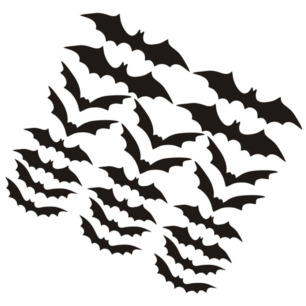 Halloween Background Wall Sticker Bat Stickers Halloween Diy Wall Stickers eBay