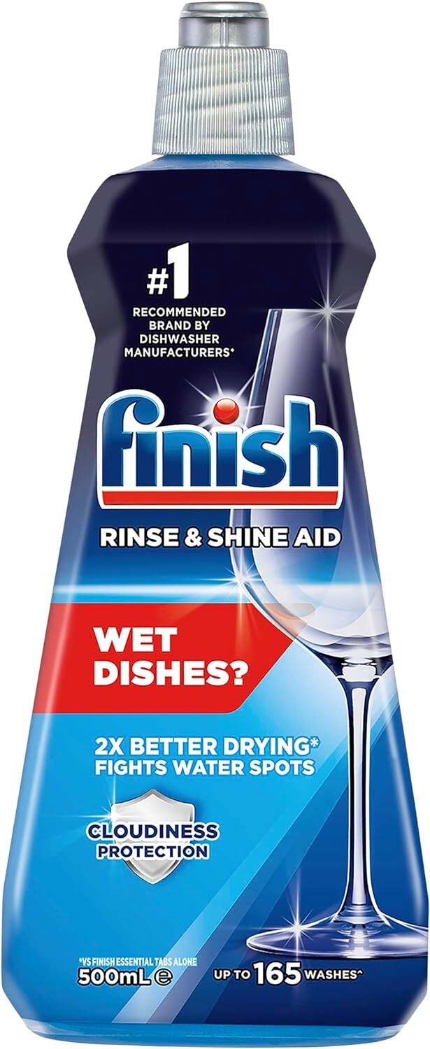 Finish Dishwashing Rinse Aid, Regular Liquid, 500Ml (Pack of 6) eBay