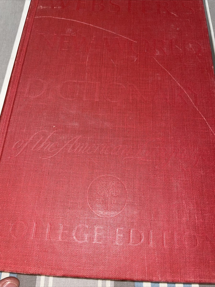 1960 Webster's New World Dictionary Of The American Language