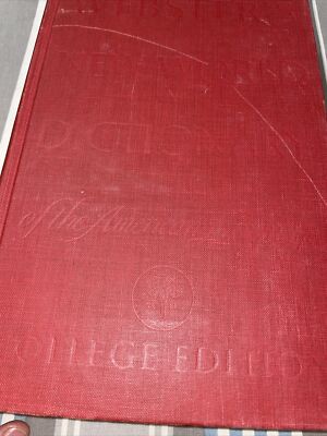 1960 Webster's New World Dictionary Of The American Language