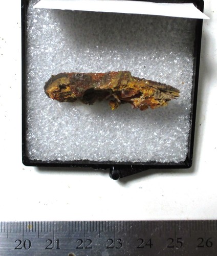 Wulfenite crystals on matrix - Red Cloud mine, La Paz county, Arizona - Picture 3 of 8