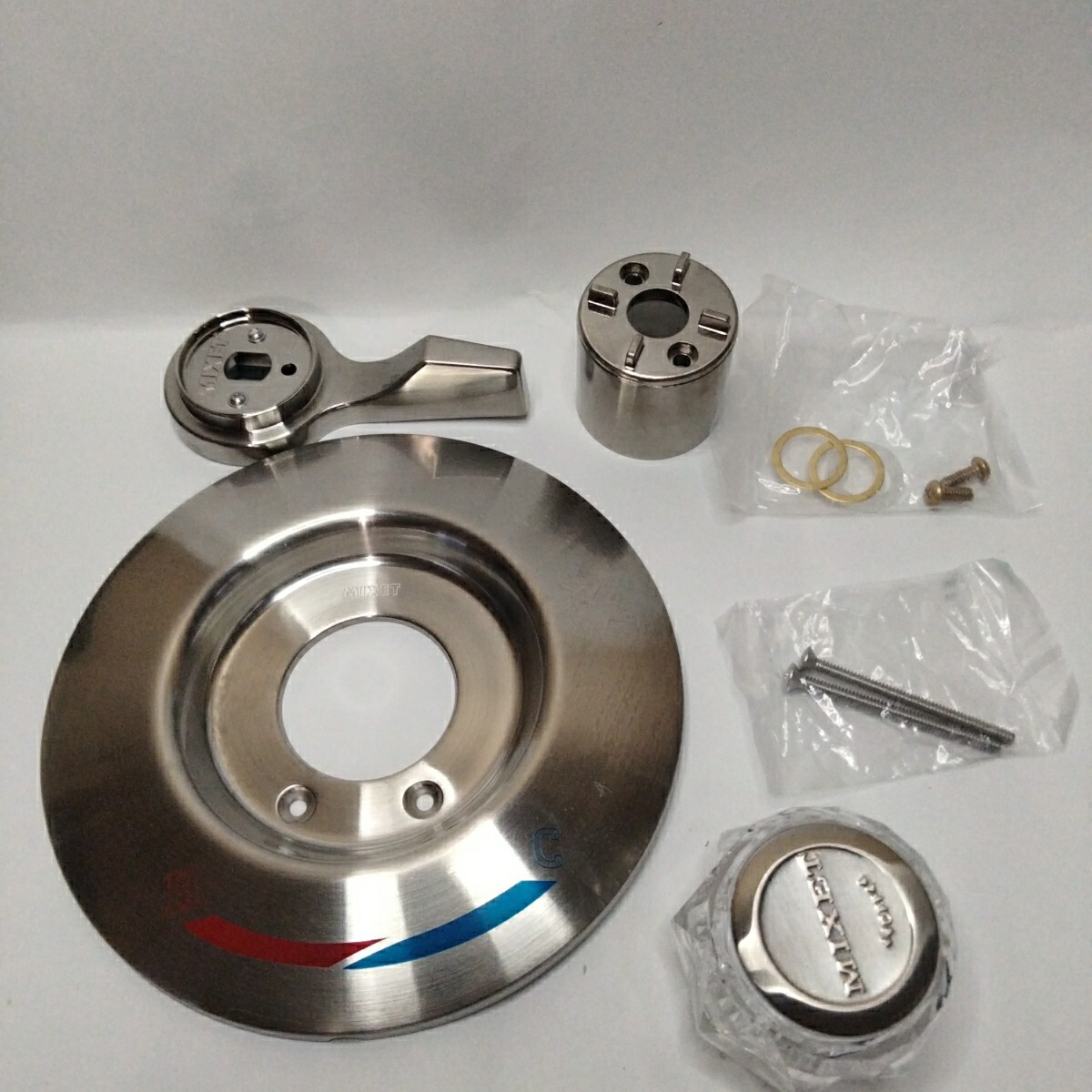 BrassCraft Mfg SKD0226 D Trim Kit MIXET DLX T/S TRM KT W/FLNG Satin Nickel