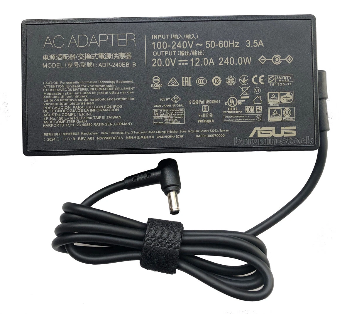 240W 20V 12A AC Power Adapter For ASUS TUF Gaming A15 FA507RM