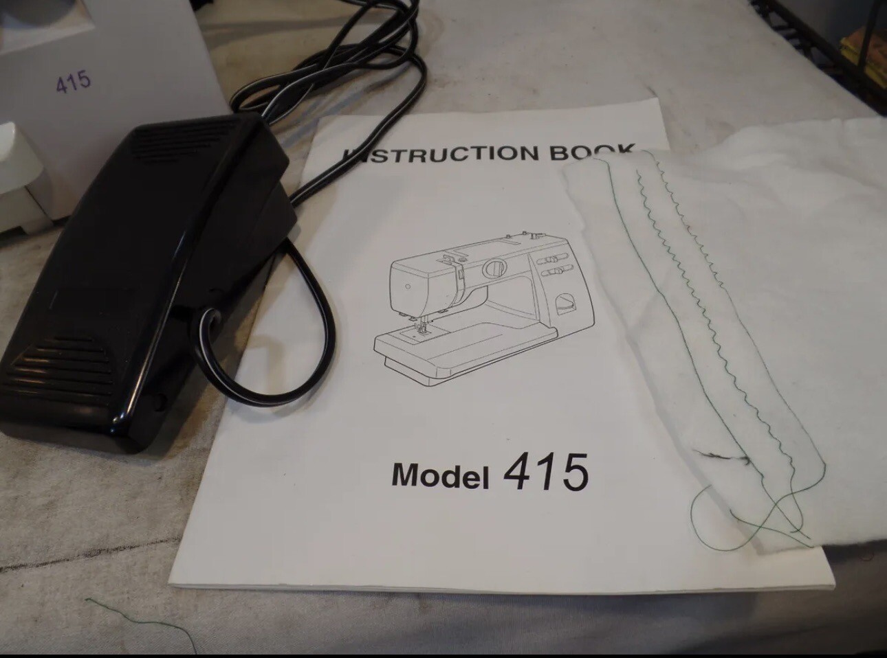 Janome 415 Sewing Machine DecorativeStitches Clean Tested with Case eBay