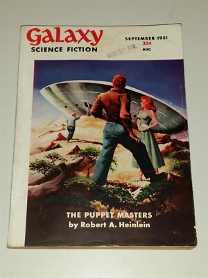 GALAXY SCIENCE MAGAZINE SEPTEMBER 1951 SCI-FI PULP