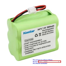Kastar Alarm Battery Ni-MH 7.2V 2600mAh for 2GIG BATT1X 2GIG BATT2X Console