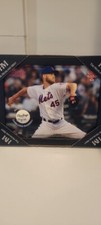 Zach Wheeler New York Mets The Highland Mint Game Used Ball Capsule 8x10 