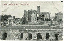 Rome Italy Temple of Venus & Arch of Titus Roman Forum Divided Back Postcard