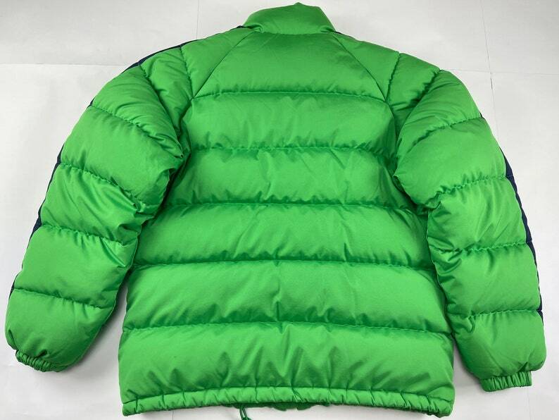 FILA jacket, green, down vintage puffer jacket, 90s hip hop FILA jacket, green, down vintage puffer jacket, 90s hip hop